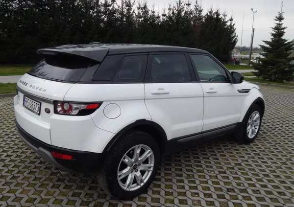 Land Rover Range Rover Evoque cena 56900 przebieg: 201000, rok produkcji 2012 z Sieradz małe 172